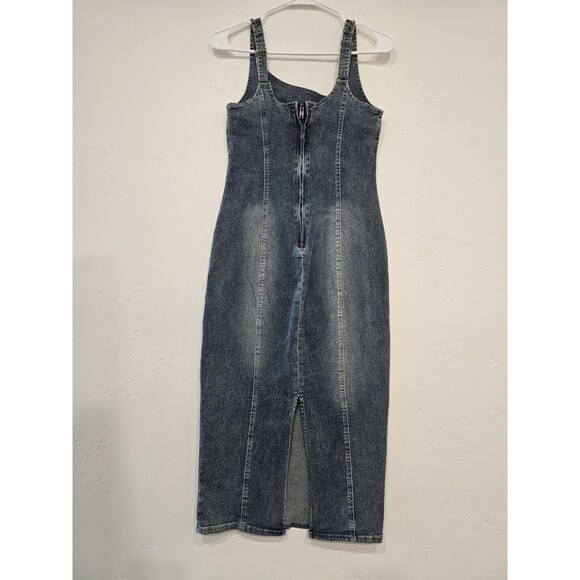 Emprada Women's Vickita Denim Midi Dress Size Large - Picture 5 of 9